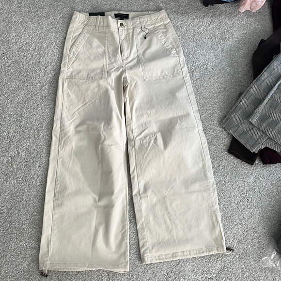 nwt banana republic chino wide leg pants - Picture 1 of 3